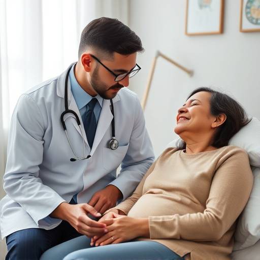 Doctor consulting with a patient about sleep problems